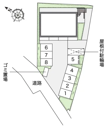★手数料０円★堺市南区和田東 月極駐車場